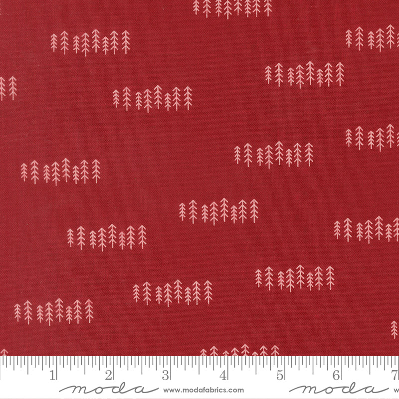 Chilly Collection The Forest Print in Red by Sweetwater for Moda Fabrics