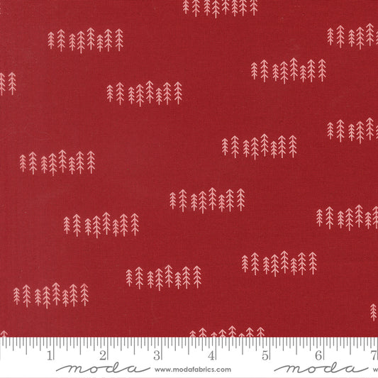 Chilly Collection The Forest Print in Red by Sweetwater for Moda Fabrics
