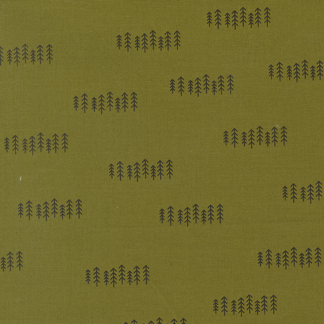 Chilly Collection The Forest Print in Pine by Sweetwater for Moda Fabrics