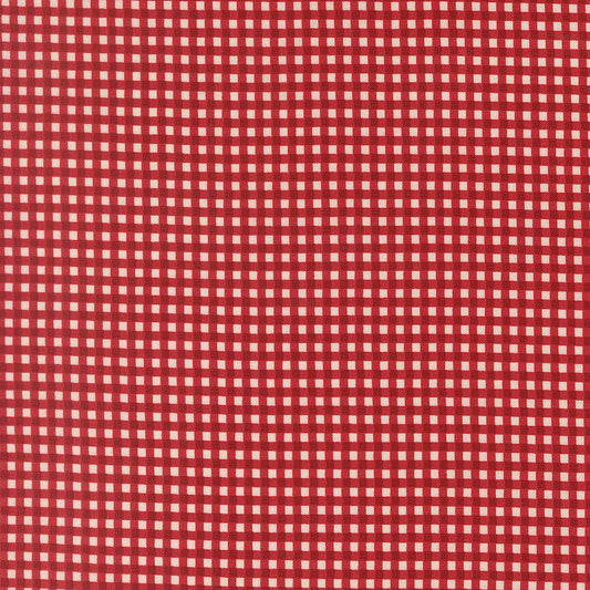 Chilly Collection Gingham Print in Red by Sweetwater for Moda Fabrics