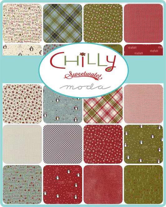 Chilly Collection Fat Quarter Bundle by Sweetwater for Moda Fabrics
