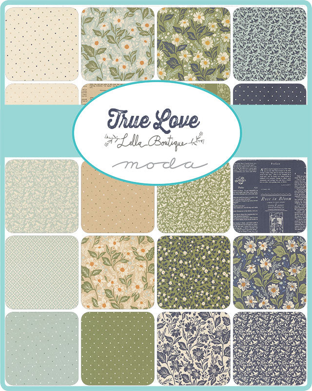 True Love - 5261 25 Fern Robins Egg - by Lella Boutique for Moda Fabrics