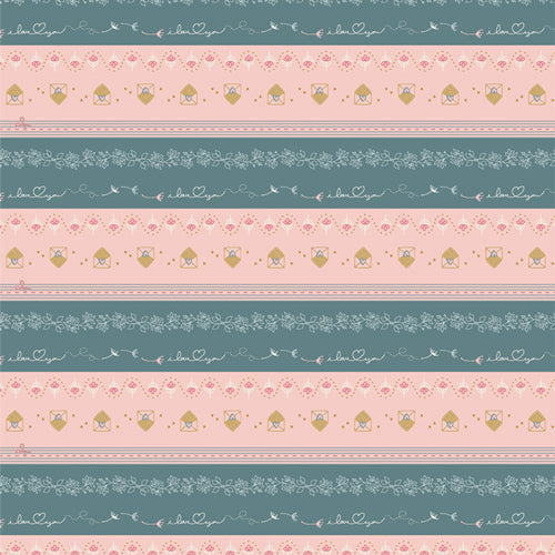 Love Letters Love Bound Binding Print by Becca Plymale for Art Gallery Fabrics