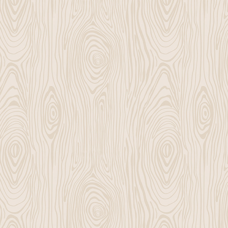 Elmer and Elois Woodgrain Latte by Deena Rutter for Riley Blake Designs