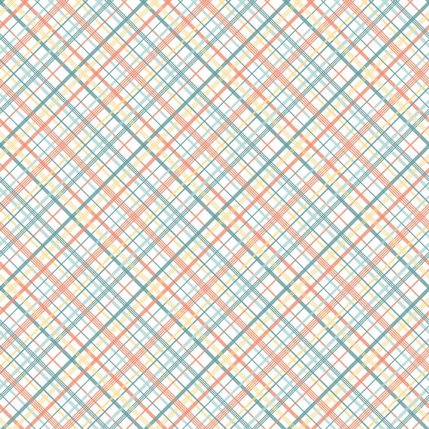 Sunshine and Sweet Tea - Summer Plaid Multi Print - by Amanda Castor of Material Girl Quilts for Riley Blake Designs