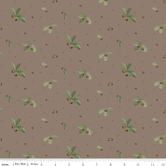 Let's Get Lost in the Woods - Acorns and Leaves Pebble - by Tara Reed for Riley Blake Designs