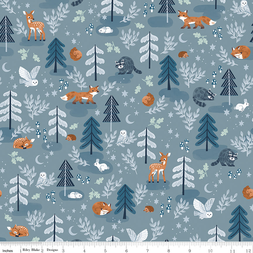 Twilight Creatures Main Print Storm by Natalia Juan Abello for Riley Blake Designs