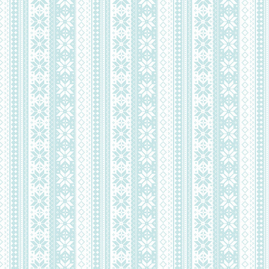 Winter Magic - Sweater Stripe White - by Dani Mogstad for Riley Blake Designs