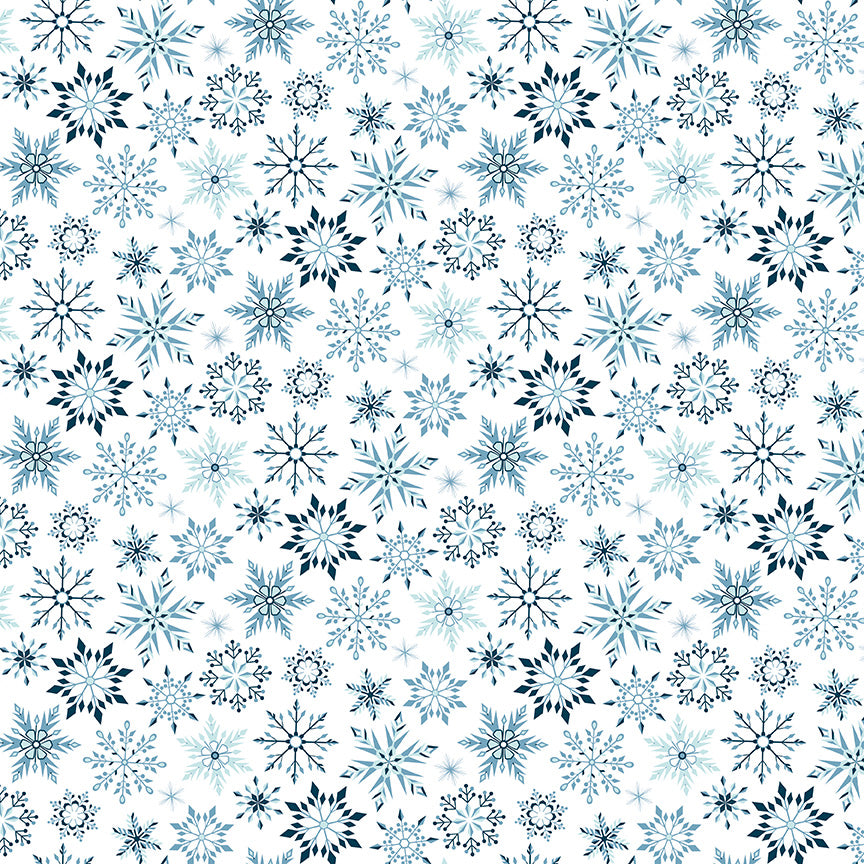 Winter Magic - Snowflakes White - Dani Mogstad for Riley Blake Designs