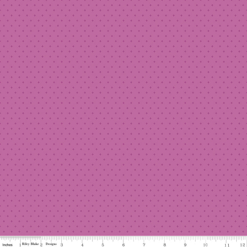 Essence Collection - Foils Print in Fuchsia - by Fran Gulick of Cotton and Joy for Riley Blake Designs