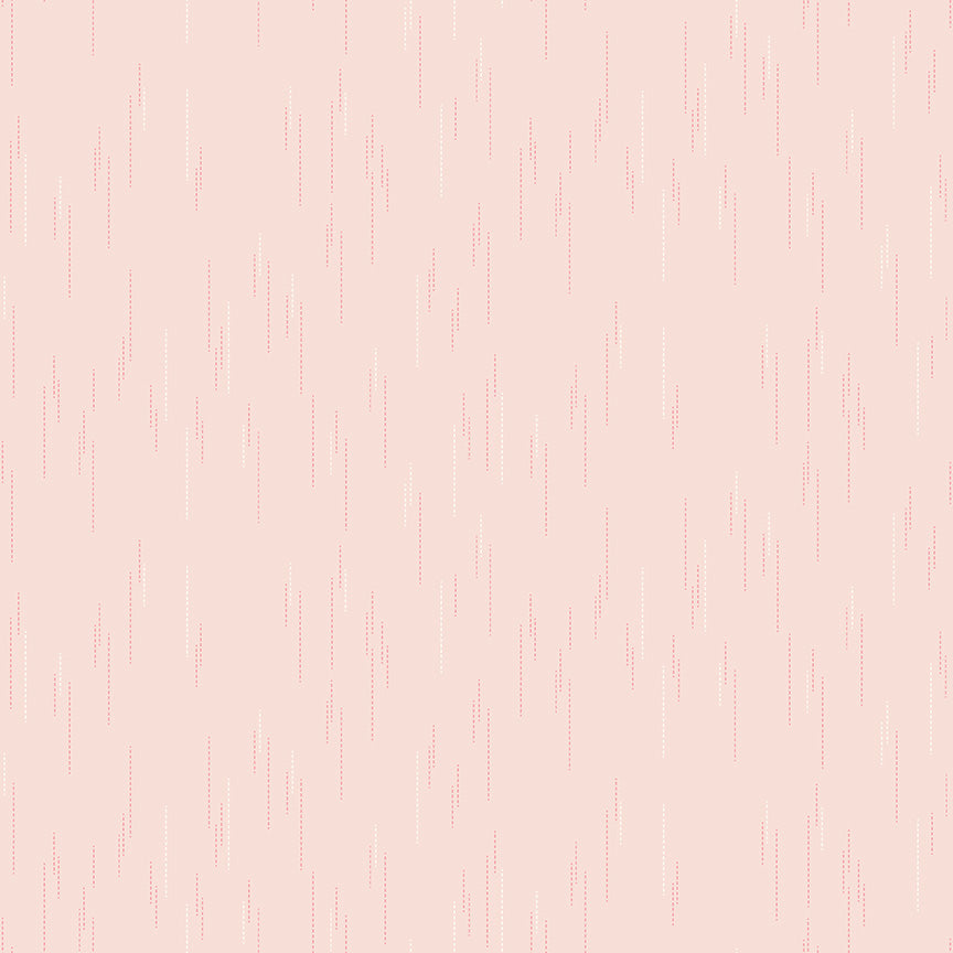 Essence Collection - Raindrops Print in Blush - by Fran Gulick of Cotton and Joy for Riley Blake Designs
