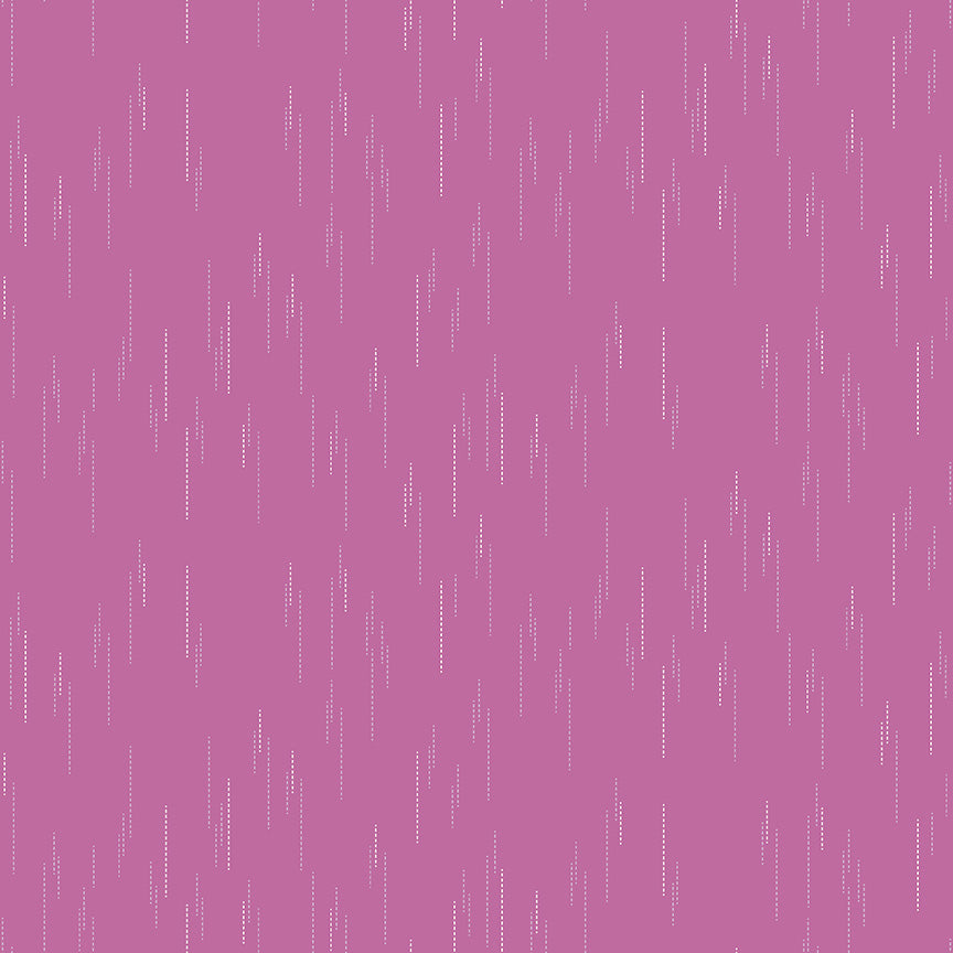 Essence Collection - Raindrops Print in Fuchsia - by Fran Gulick of Cotton and Joy for Riley Blake Designs