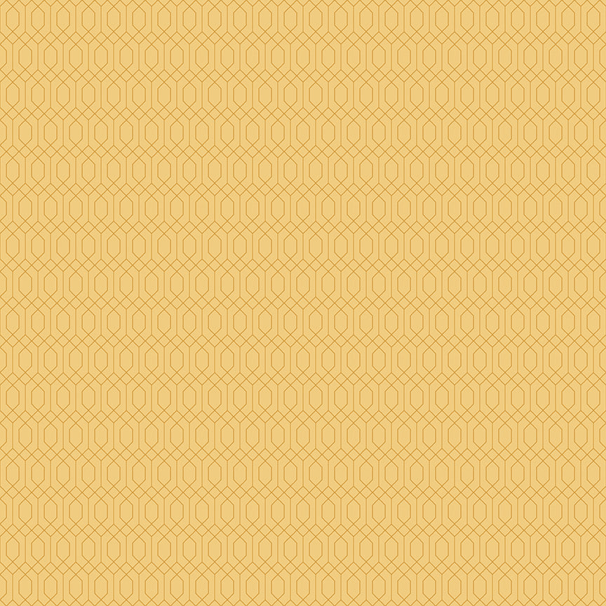 Essence Collection - Lattice Print in Beehive - by Fran Gulick of Cotton and Joy for Riley Blake Designs