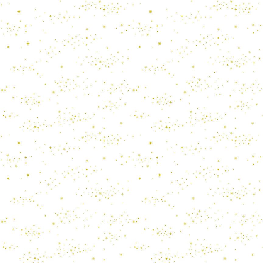 Essence Collection - Starlight Print in Gold - by Fran Gulick of Cotton and Joy for Riley Blake Designs