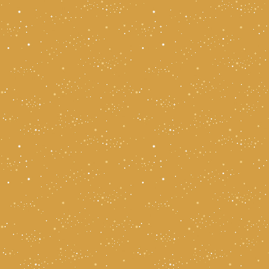 Essence Collection - Starlight Print in Golden - by Fran Gulick of Cotton and Joy for Riley Blake Designs