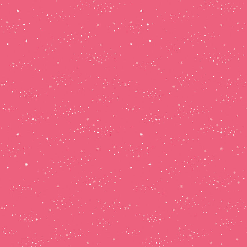 Essence Collection - Starlight Print in Hot Pink - by Fran Gulick of Cotton and Joy for Riley Blake Designs