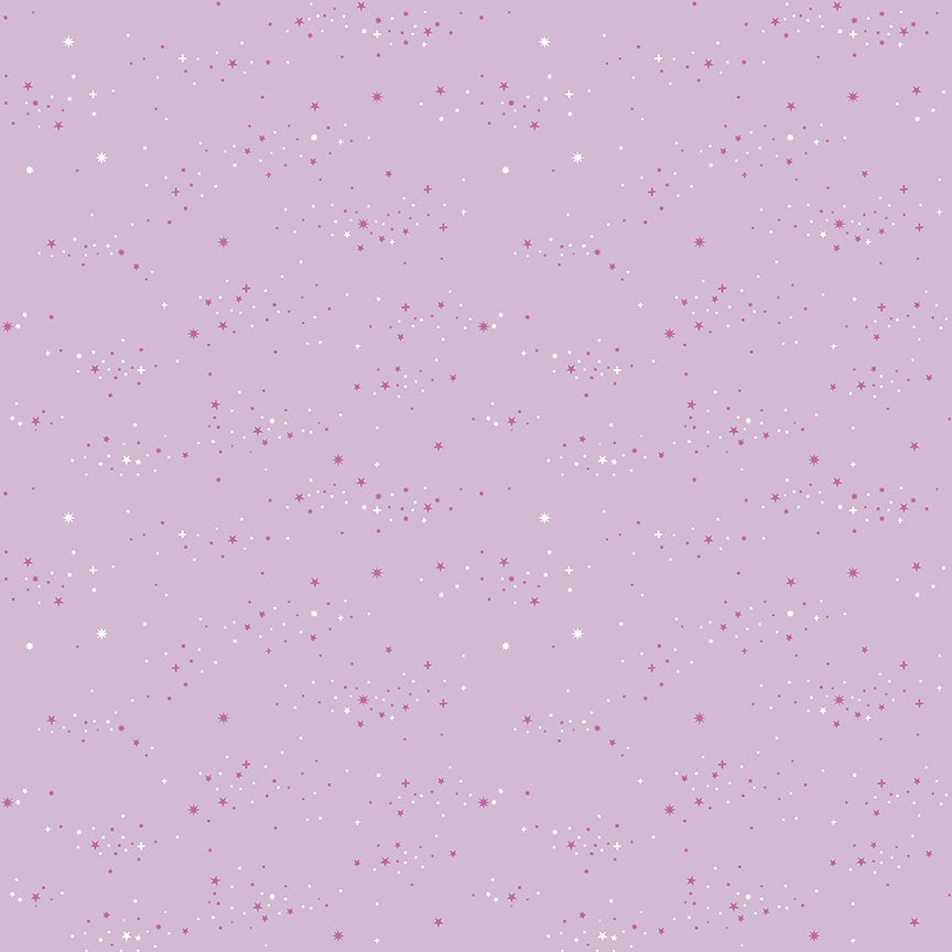 Essence Collection - Starlight Print in Lilac - by Fran Gulick of Cotton and Joy for Riley Blake Designs