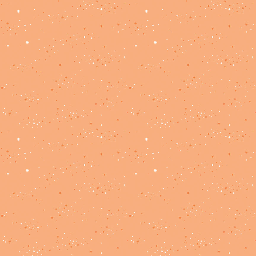 Essence Collection - Starlight Print in Marmalade - by Fran Gulick of Cotton and Joy for Riley Blake Designs