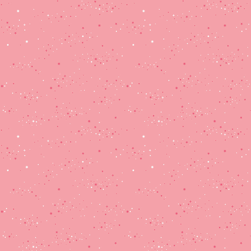 Essence Collection - Starlight Print in Pink - by Fran Gulick of Cotton and Joy for Riley Blake Designs