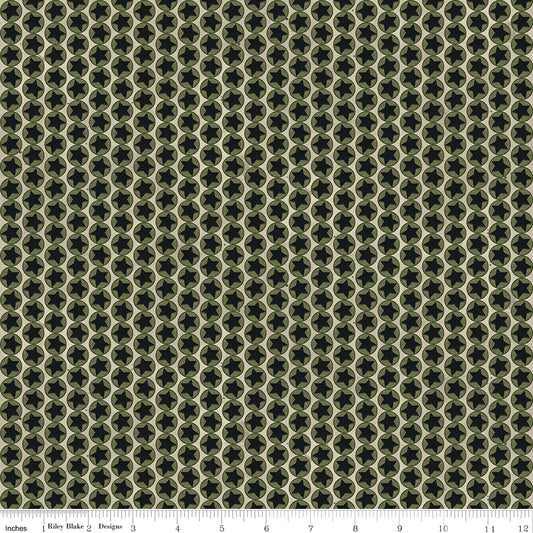 Northern Christmas Stars Neutral by Teresa Korgut for Riley Blake Designs