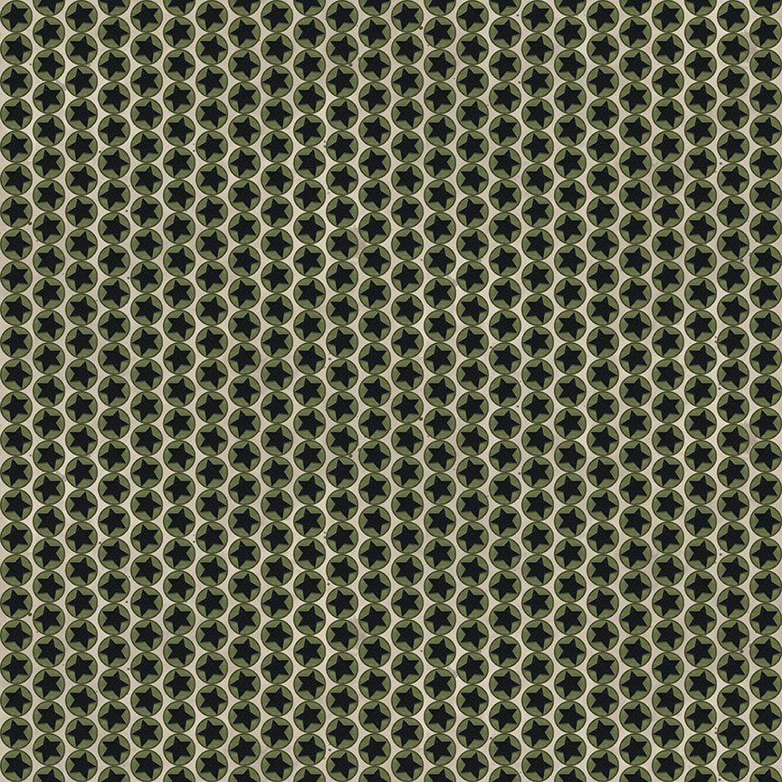 Northern Christmas Stars Neutral by Teresa Korgut for Riley Blake Designs