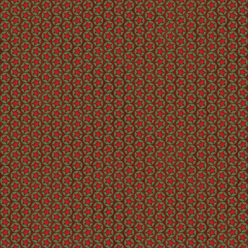 Northern Christmas Stars Red by Teresa Korgut for Riley Blake Designs