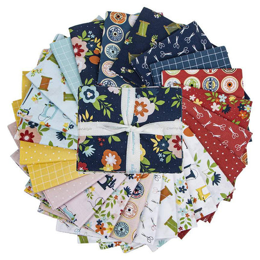 Sew Much Fun Fat Quarter Bundle by Echo Park Paper for Riley Blake Designs