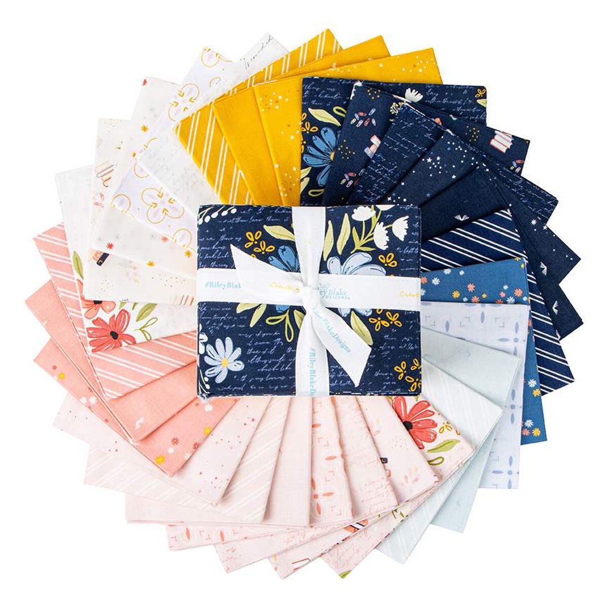 Between The Pages Fat Quarter Bundle by Fran Gulick of Cotton and Joy for Riley Blake Designs