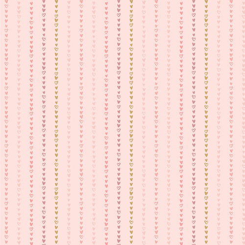 Love Letters Heartline Bliss Print by Becca Plymale for Art Gallery Fabrics