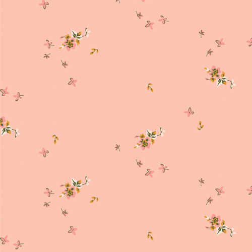 Midsummer Collection Delicate Balance Dahlia Print by Sharon Holland for Art Gallery Fabrics