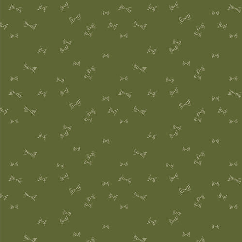 Midsummer Collection Flights of Fancy Print in Fern by Sharon Holland for Art Gallery Fabrics
