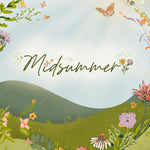 Midsummer Collection Flights of Fancy Print in Blossom by Sharon Holland for Art Gallery Fabrics