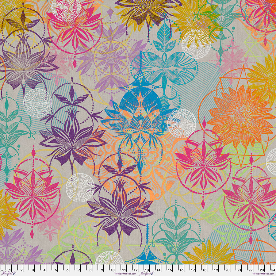 Grace Collection - Joyous Print Vibrant - by Valori Wells for FreeSpirit Fabrics