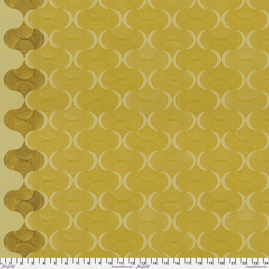 Grace Collection - Mindful Print Gold - by Valori Wells for FreeSpirit Fabrics