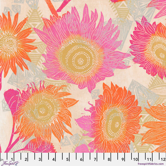The Sweet Summer Sun - Warm Print from The Wisdom Collection by Valori Wells for FreeSpirit Fabrics