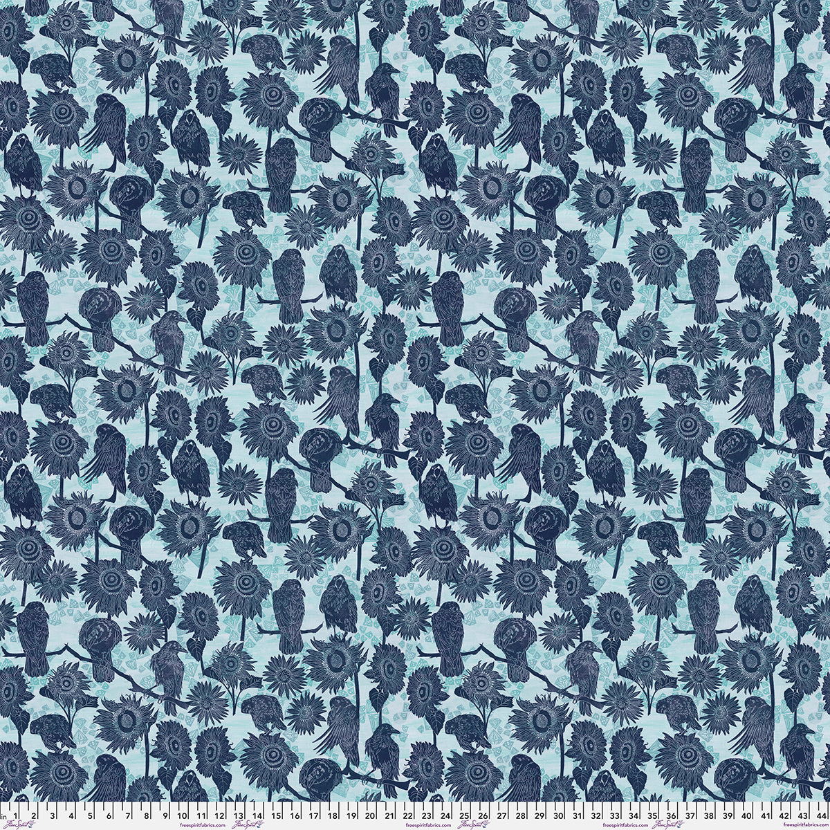 The Gathering - Cool Print from The Wisdom Collection by Valori Wells for FreeSpirit Fabrics