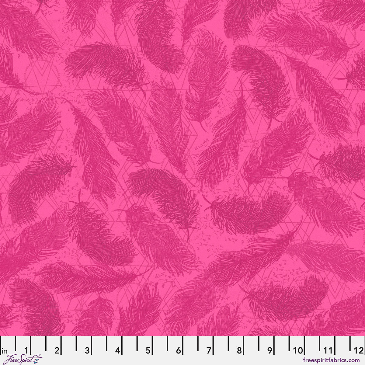 The Whispers - Pink Print from The Wisdom Collection by Valori Wells for FreeSpirit Fabrics