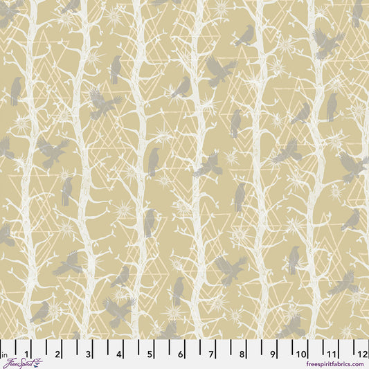 The Trees - Neutral Print from The Wisdom Collection by Valori Wells for FreeSpirit Fabrics
