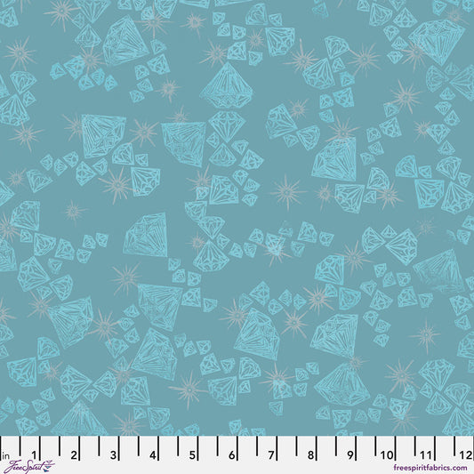 The Shiny Things - Cool Print from The Wisdom Collection by Valori Wells for FreeSpirit Fabrics