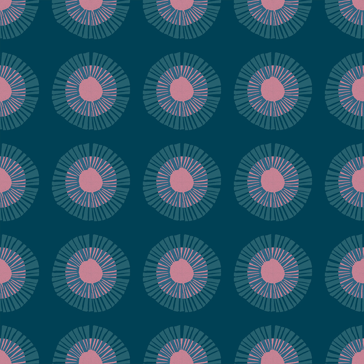 Seaside Daisy Print in Galaxy from the Reimagined Landscapes Collection by Jen Hewett for Ruby Star Society and Moda Fabrics