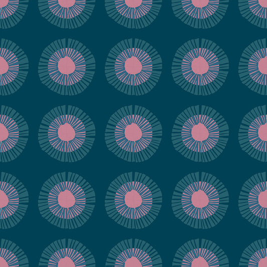 Seaside Daisy Print in Galaxy from the Reimagined Landscapes Collection by Jen Hewett for Ruby Star Society and Moda Fabrics