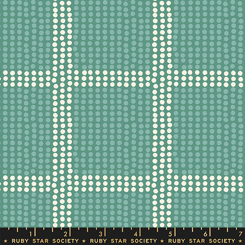 The Avenues Print in Watercress from the Reimagined Landscapes Collection by Jen Hewett for Ruby Star Society and Moda Fabrics