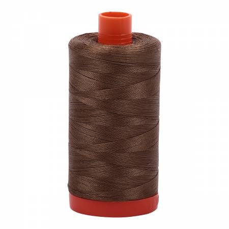 Aurifil Dark Sandstone 50wt Thread #1318 1422 Yard Spool