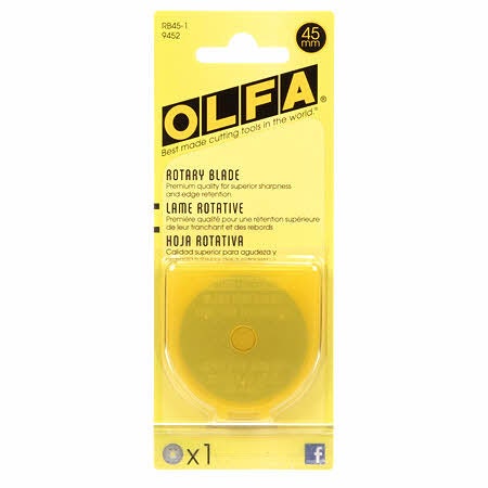 45mm Olfa Replacement Blade for Rotary Cutter