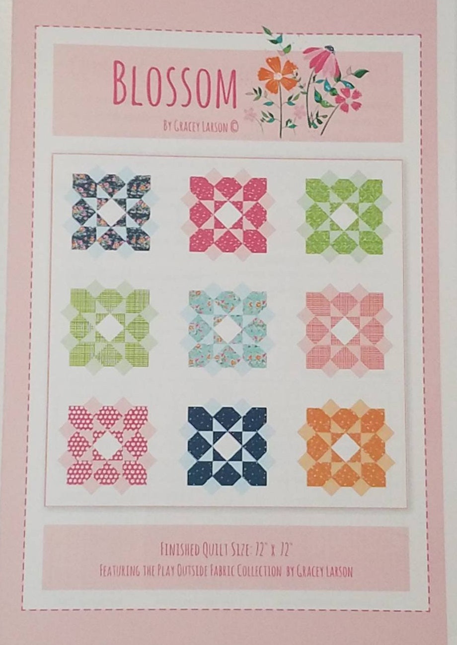 Blossom Quilt Pattern by Gracey Larson