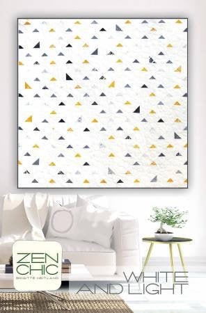 White And Light Quilt Pattern by Brigitte Heitland of Zen Chic