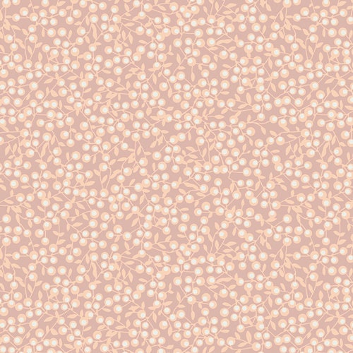 Blithe Collection - Winterberries Gold Print - by Katarina Roccella for Art Gallery Fabrics