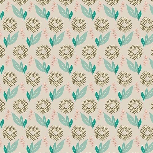 Haven Collection - Clayflower Fresh Print - By Amy Sinibaldi for Art Gallery Fabrics