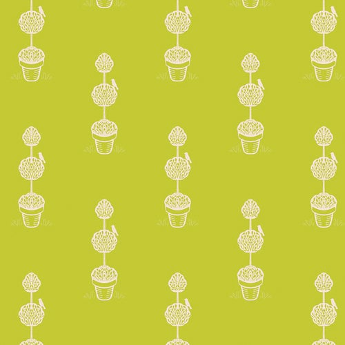 Spring Equinox Collection - Topiary Garden Print - by Katie O'Shea for Art Gallery Fabrics