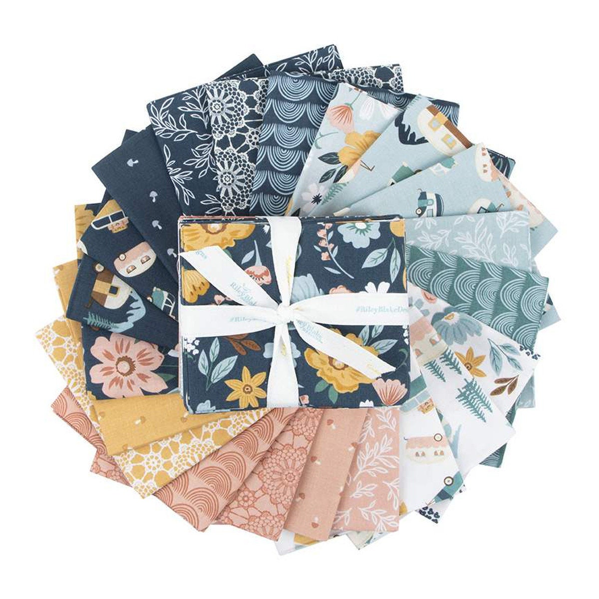 Live, Love, Glamp Fat Quarter Bundle by Dani Mogstad for Riley Blake Designs